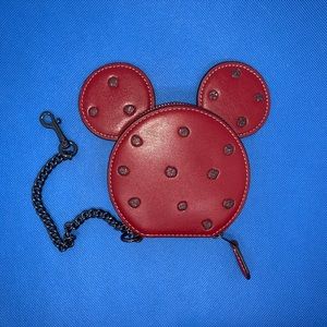 Disney x Coach Minnie Mouse Coin Purse (Authentic)